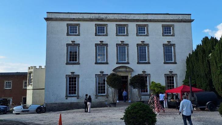 Exterior of the renovated Burderop House