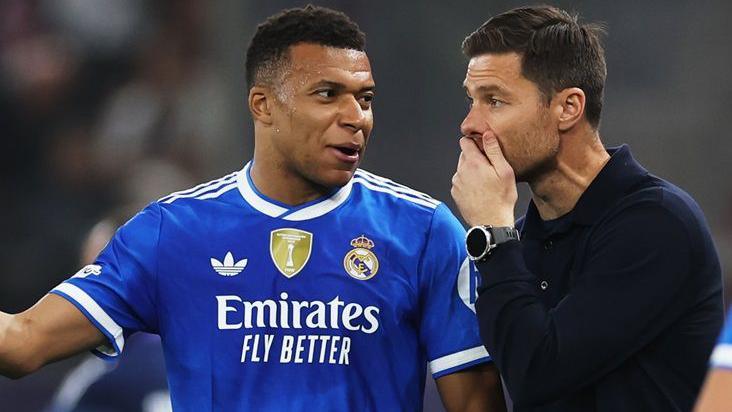 Kylian Mbappe and Xabi Alonso