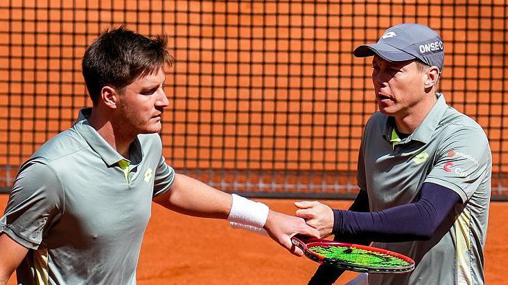 Henry Patten and Harri Heliovaara at the Hamburg Open