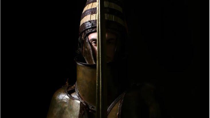 Man in suit of armour