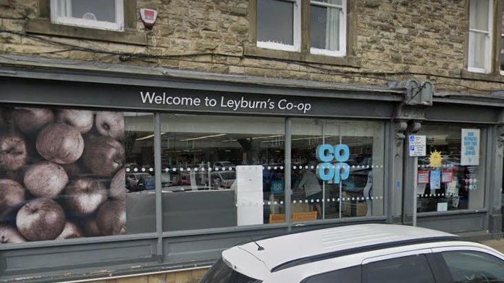 The outside of the Co-op store in Leyburn