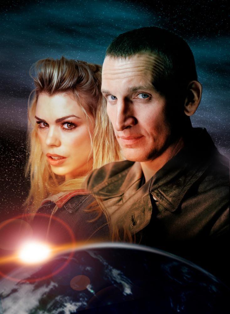 The Ninth Doctor (Christopher Ecclestone) and Rose (Billie Piper)