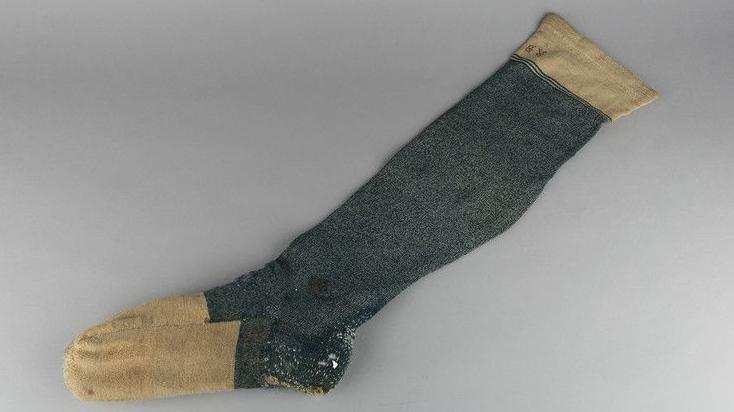 Robert Burns' sock