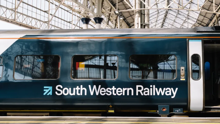 A South Western Railway train