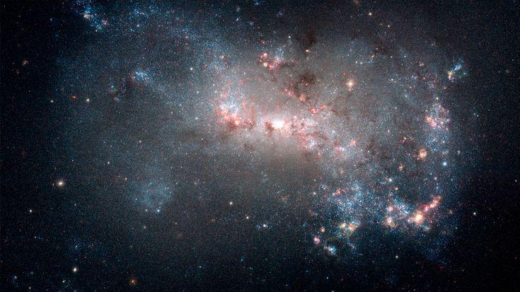 Dwarf galaxy NGC4449 in the constellation Canes Venatici.