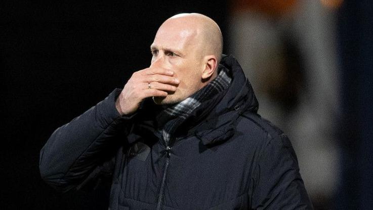 Rangers Manager Philippe Clement during a William Hill Premiership match between Dundee and Rangers  at The Scot Foam Stadium