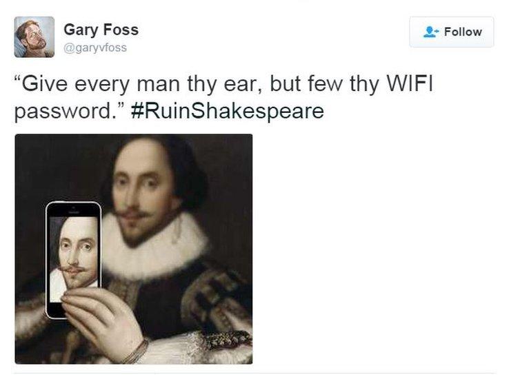 Shakespeare with a smartphone