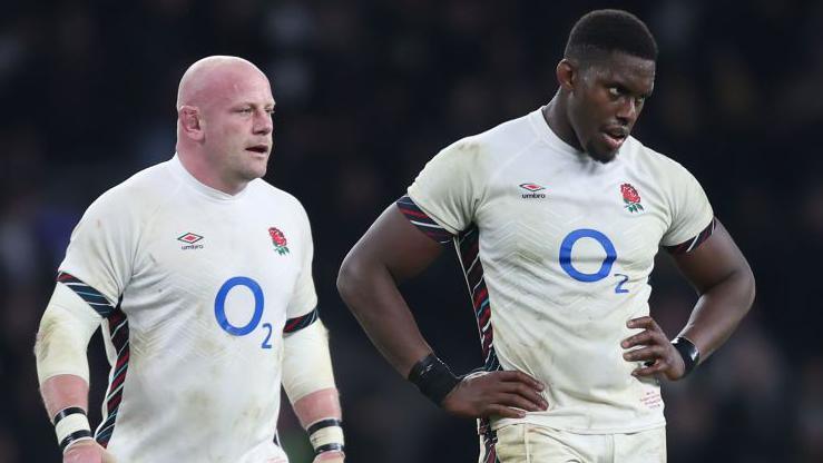 Maro Itoje and Dan Cole