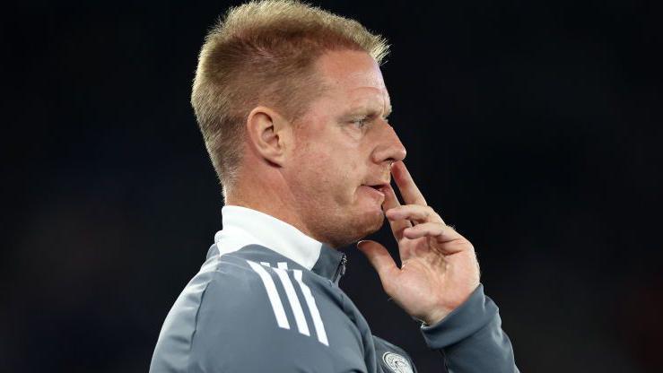 Alan Tate during his spell astatine Leicester 