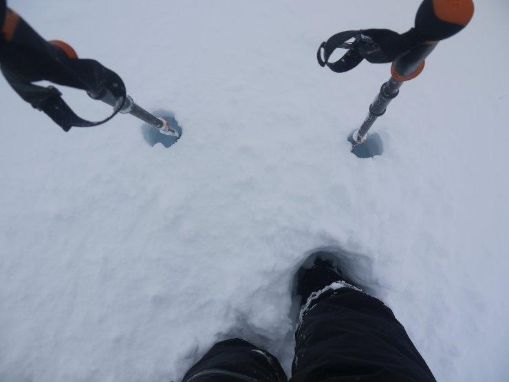 Deep snow at Creag Meagaidh