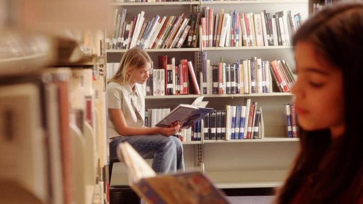 Children reading books