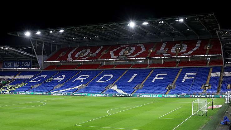 Cardiff City Stadium on the night of Cardiff City v Chelsea