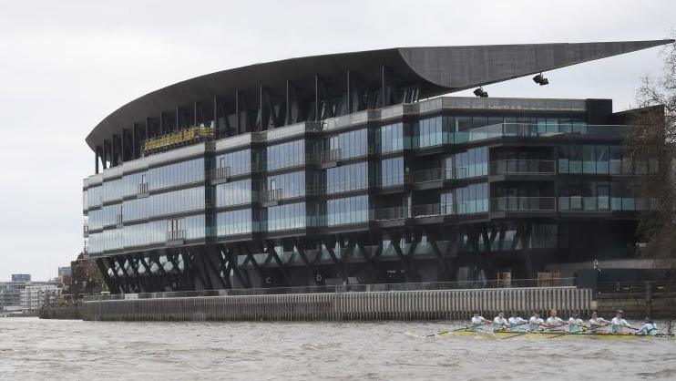 Fulham's Riverside Stand at Craven Cottage
