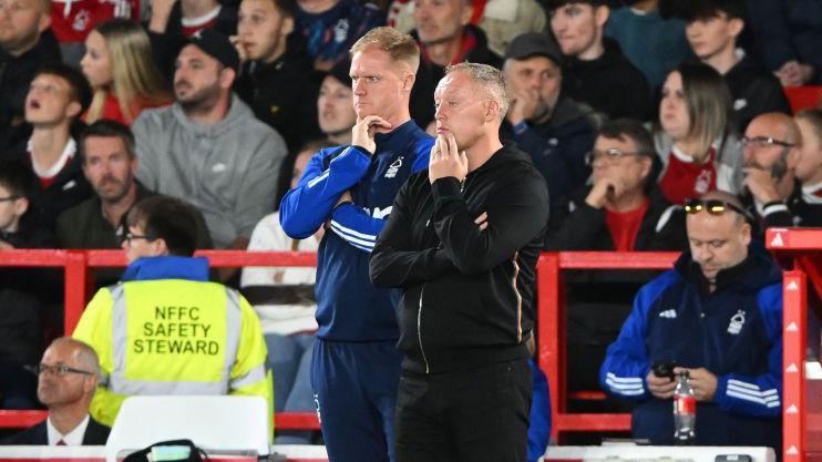 Alan Tate and Steve Cooper at Nottingham Forest