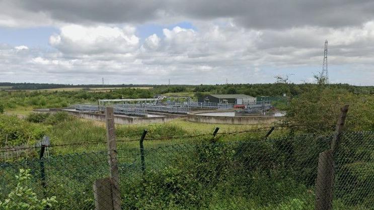 Water treatment works on Wheldon Road