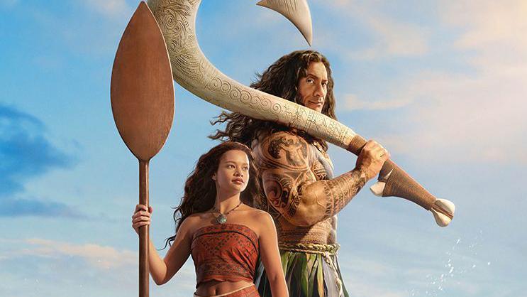 Moana and Maui.