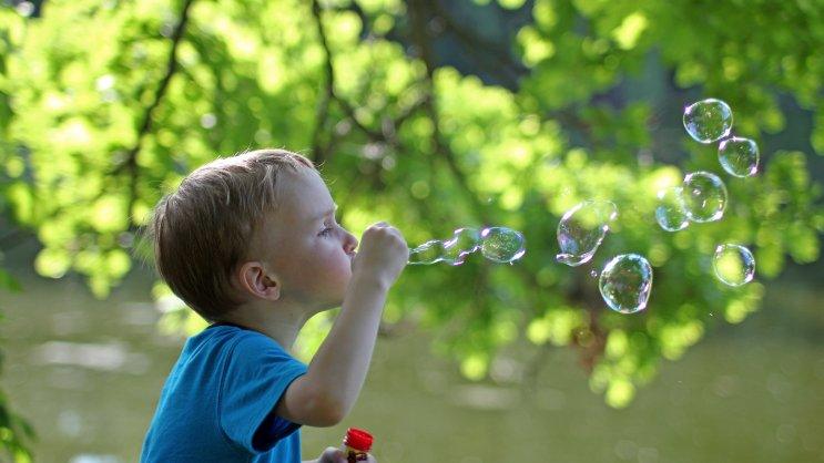 Blowing bubbles