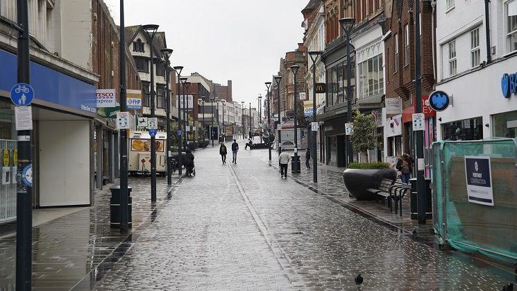 St Peter's Street in Derby city centre