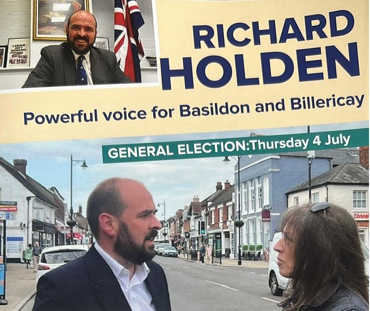 Leaflets for Richard Holden