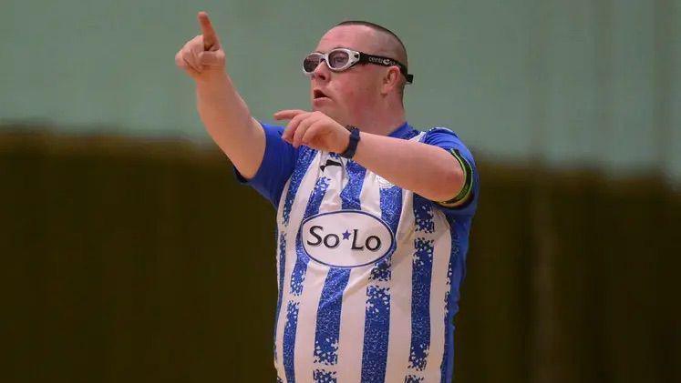 Daniel O'Reilly while playing futsal for Finn Harps