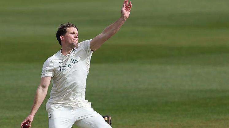 Matt Milnes in action for Kent