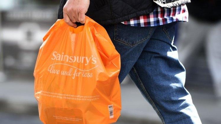 Sainsbury's shopping bag