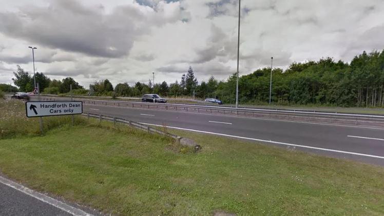 A general view of A34 Handforth Dean bypass