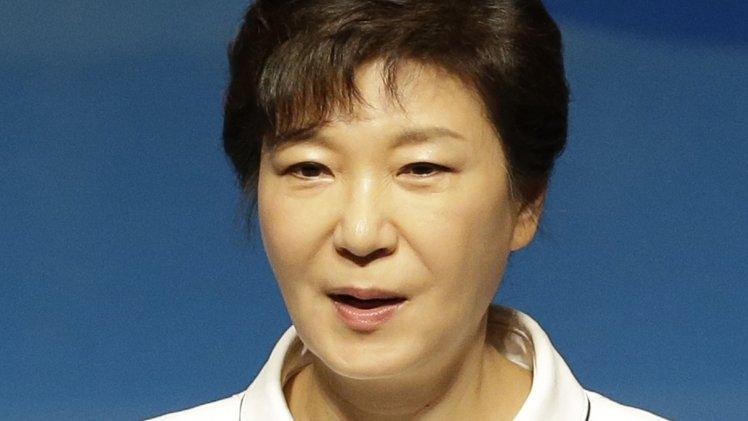 South Korean President Park Geun-hye, in a file image from 15 August 2013