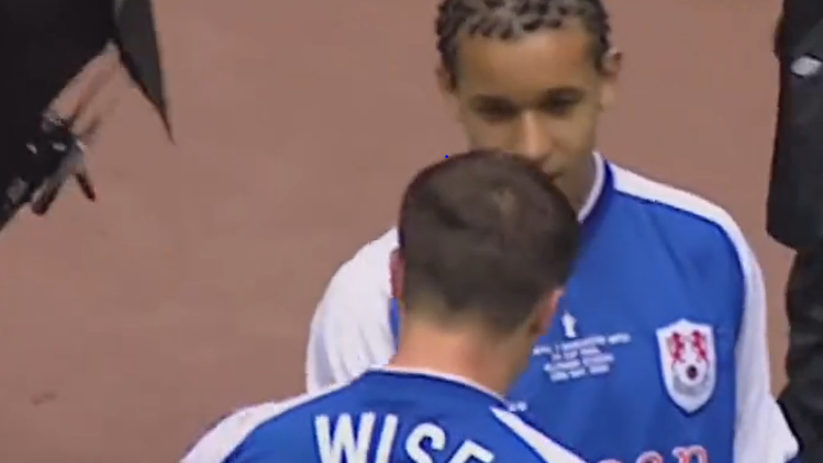 Milwall's Curtis Weston replaces player-manager Dennis Wise in the 89th minute to become the youngest player to feature in an FA Cup final