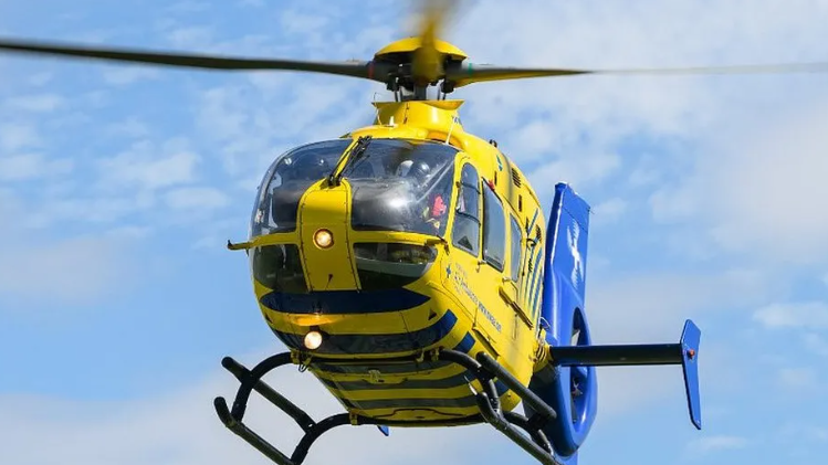 A helicopter from North West Air Ambulance