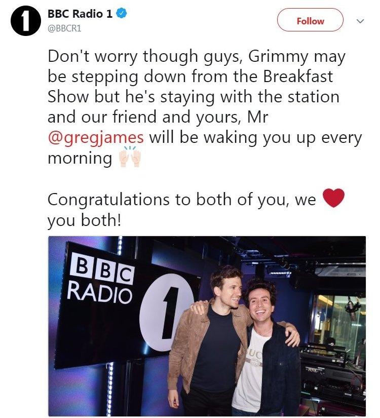 Radio 1 Tweet