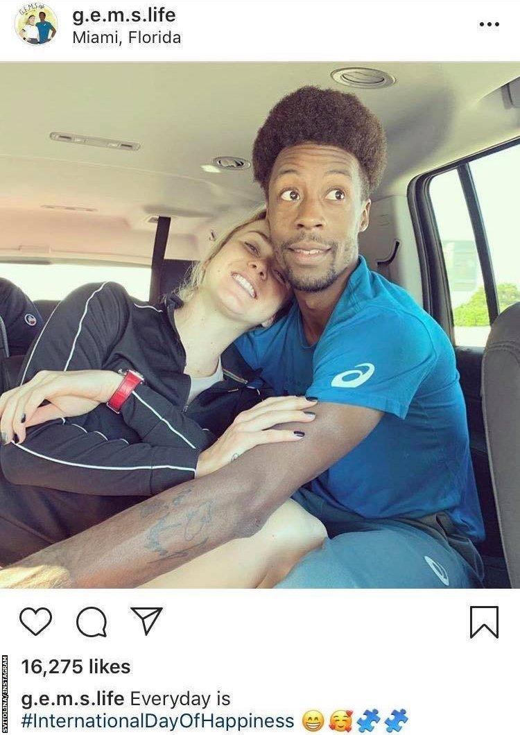 Elina Svitolina and Gael Monfils