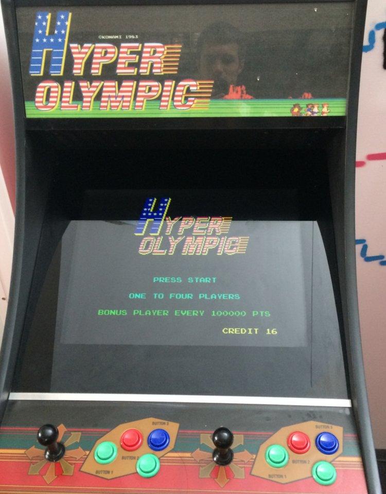 Hyper Olympic arcade machine