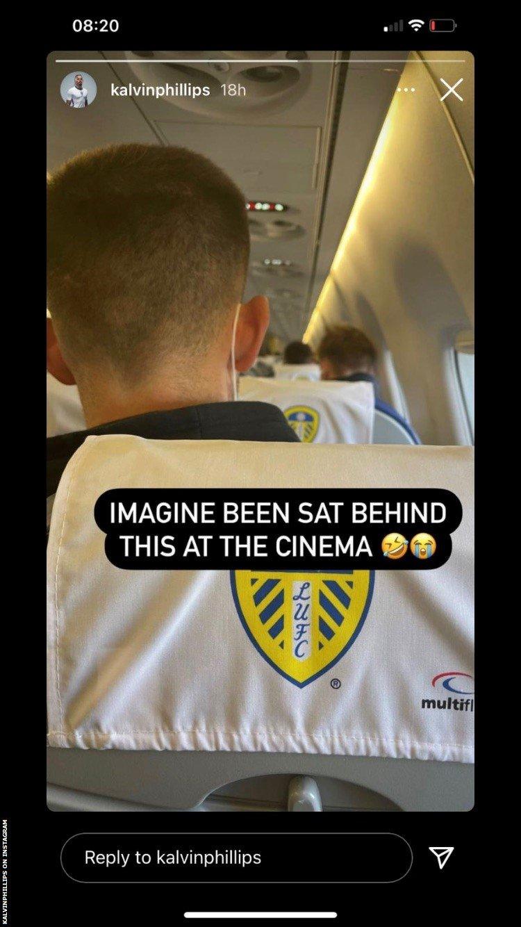 Kalvin Phillips Instagram story post