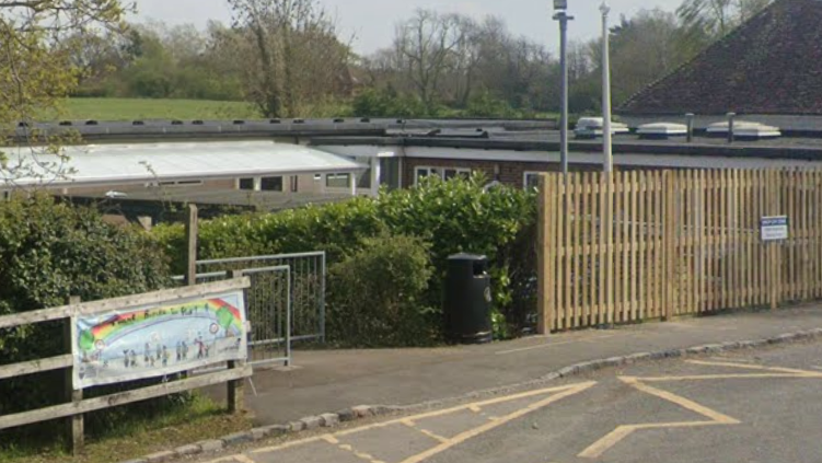 A google maps image of Twineham C. E. School, Church Lane, Twineham, Haywards Heath. 