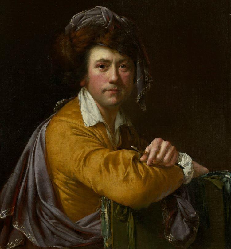 18th century portrait of Joseph Wright of Derby