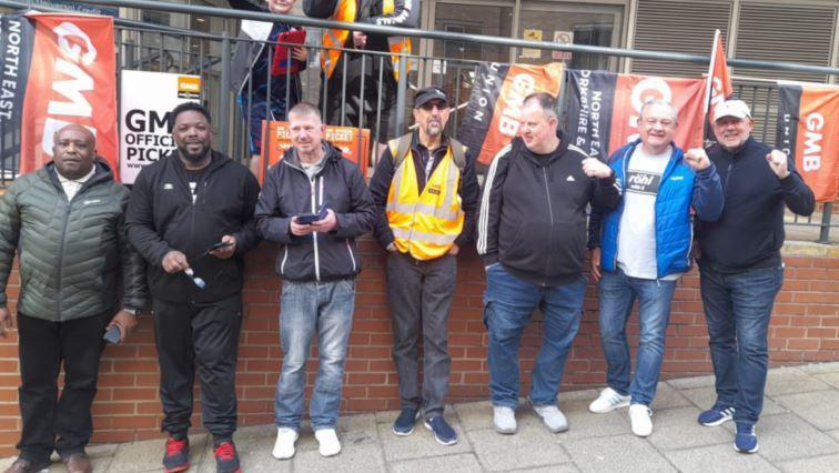 GMB members in Sheffield