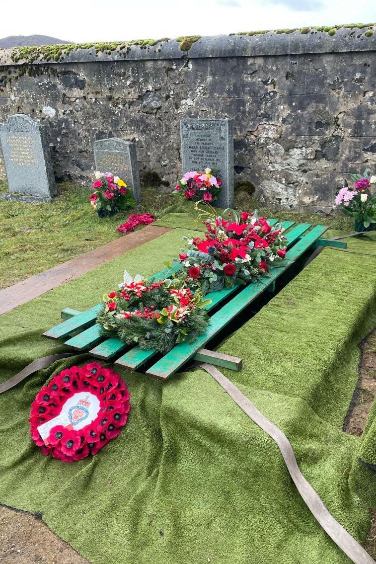 Isobel Harling's grave