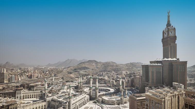 Masjid al-Haram and its surroundings.