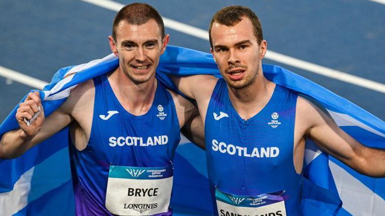 Ben Sandilands (right) and Steven Bryce (left)