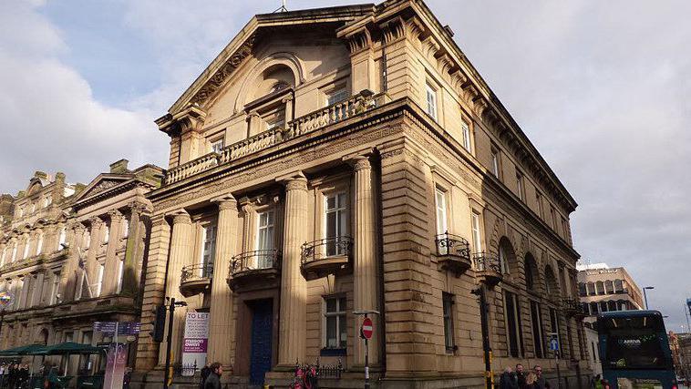 Former Liverpool branch of the Bank of England in Castle Street, Liverpool