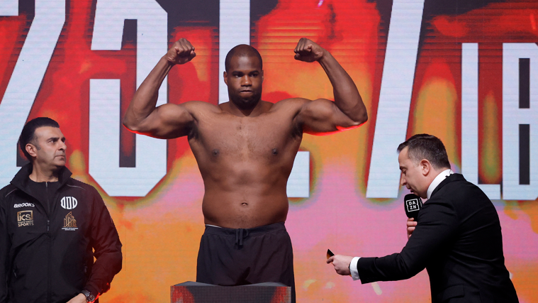Daniel Dubois weighs in