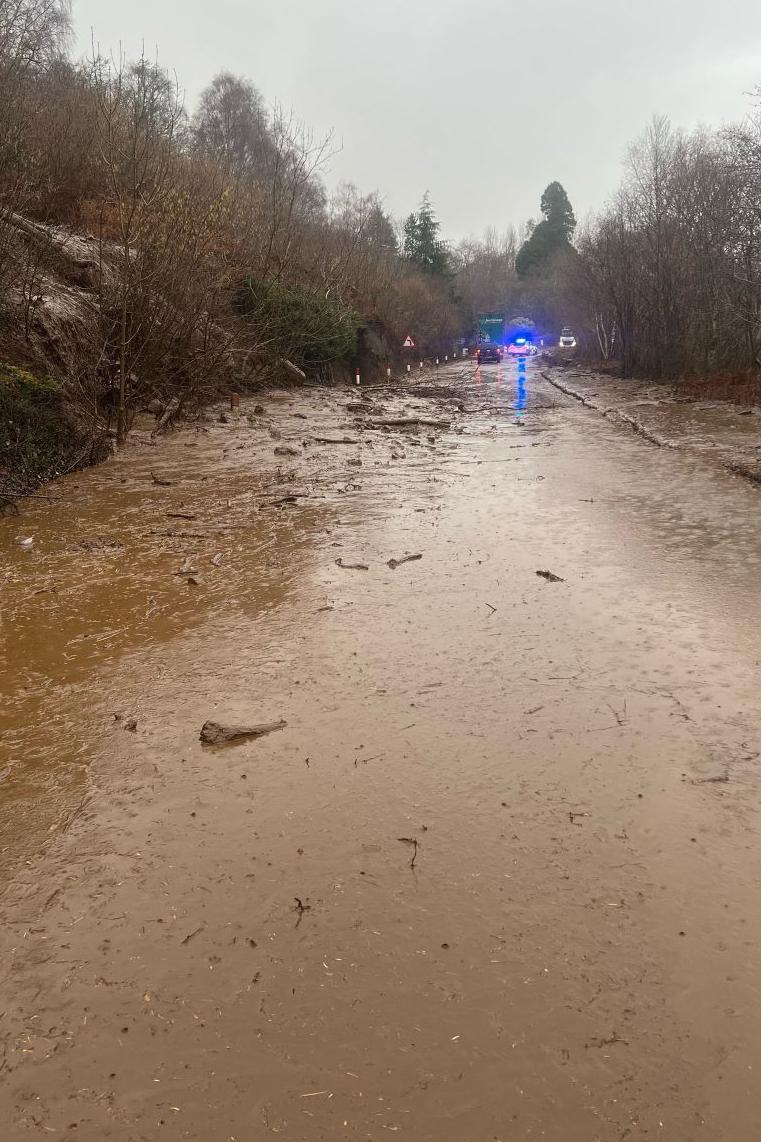 Mud on the A82