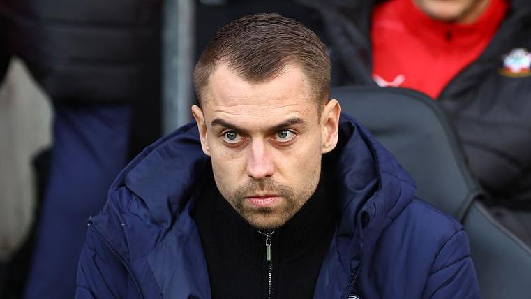 Southampton boss Tonda Eckert looking on from the touchline