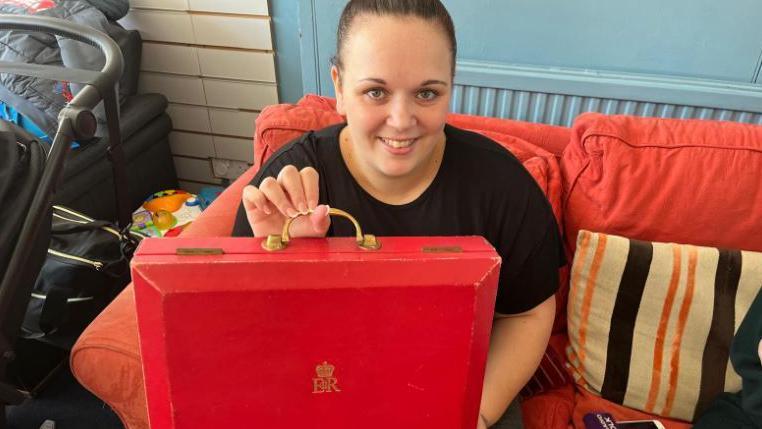 Danielle from Ipswich with a  budget box