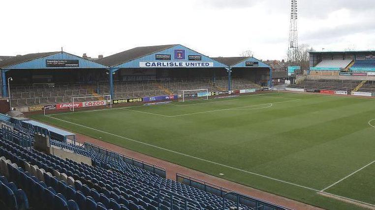 A general view of Brunton Park in Carlisle