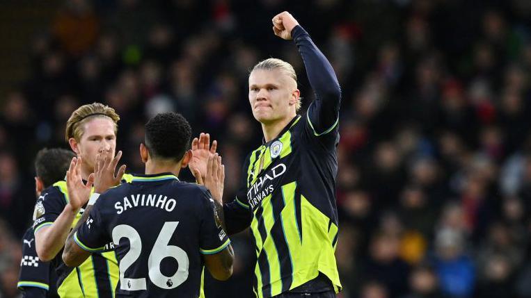 Manchester City celebrate