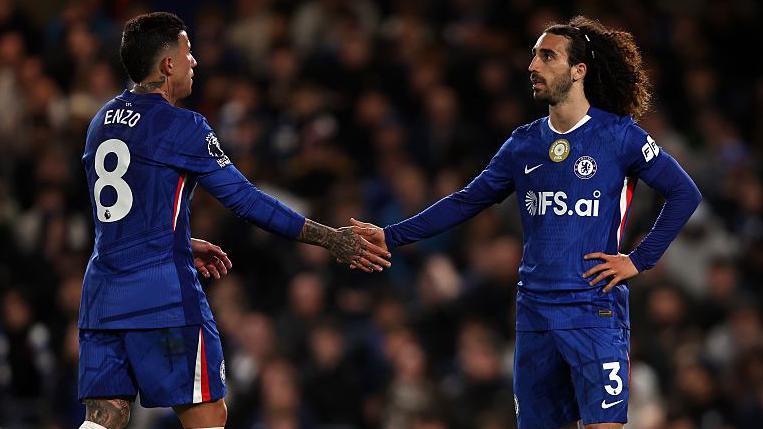Enzo Fernandez and Marc Cucurella