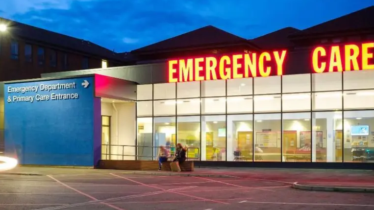 Emergency department at King's Mill Hospital in Sutton-in-Ashfield