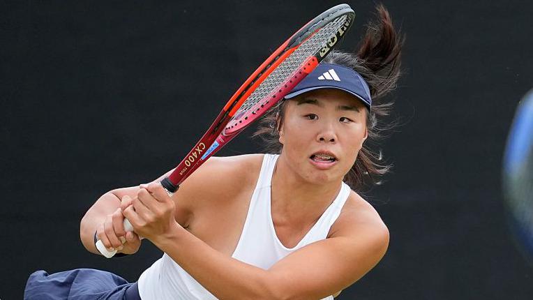 Mimi Xu in action earlier this month 